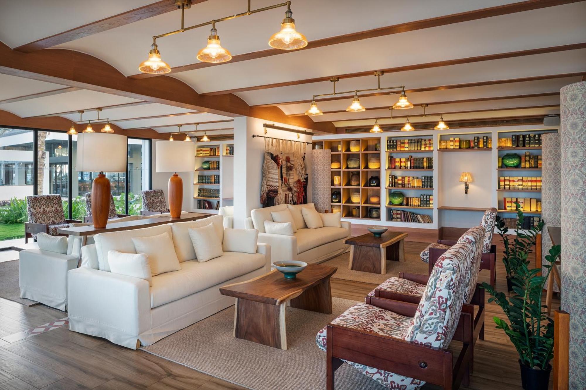 Ocean Eden Bay (Adults Only) Hotel Spring Rises Luaran gambar The Library at the Four Seasons Resort