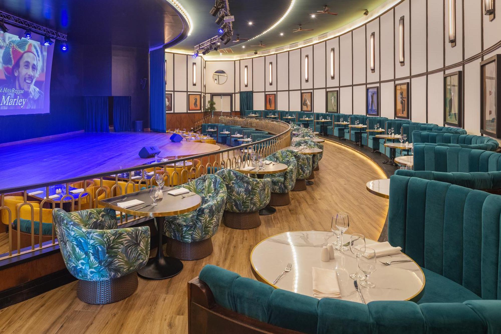 Ocean Eden Bay (Adults Only) Hotel Spring Rises Luaran gambar The interior of the restaurant